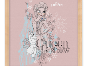 Queen Snow , Frozen Παιδικά Πίνακες σε καμβά 40 x 40 εκ.