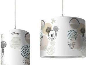 Mickey Mouse σε γκρι αποχώσεις Παιδικά Φωτιστικά οροφής [Ø 25 x 40 εκ.]