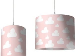 Ροζ συννεφάκια, Minnie Mouse Παιδικά Φωτιστικά οροφής [Ø 25 x 40 εκ.]