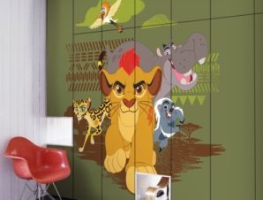 The Lion Guard! Παιδικά Αυτοκόλλητα ντουλάπας 100 x 100 εκ.