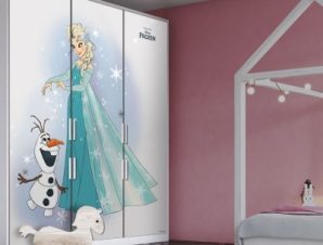 Olaf & Elsa, Frozen Παιδικά Αυτοκόλλητα ντουλάπας 100 x 100 εκ.